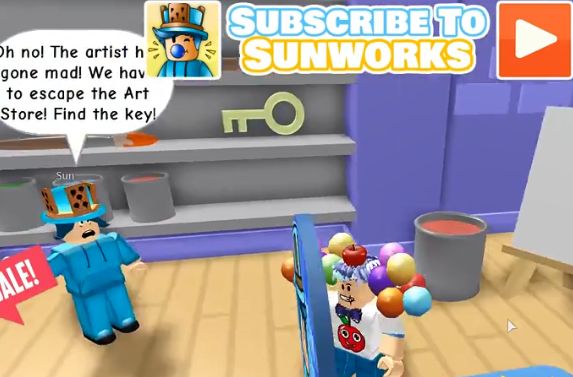 小飛象解說Roblox美術(shù)店逃生游戲最新版截圖3