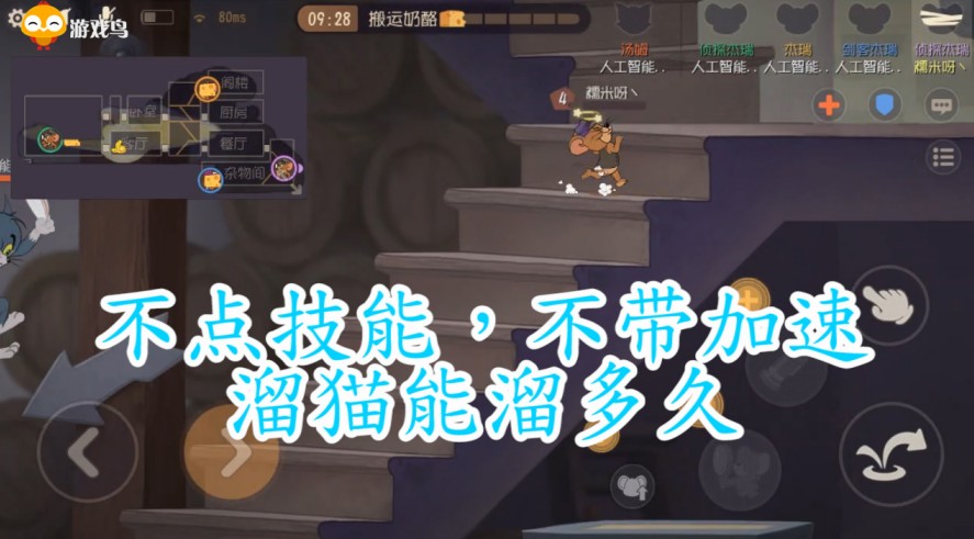貓和老鼠：高級智能貓到底有多強，不使用技能和知識卡，你能堅持多久！