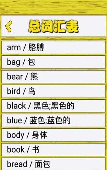小學英語單詞圖卡APP手機版下載截圖2