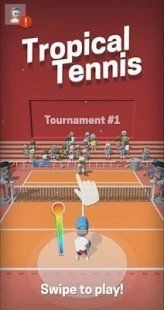 熱帶網(wǎng)球游戲中文安卓版（Tropical Tennis）截圖1