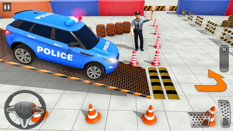 預(yù)先警察停車場(chǎng)