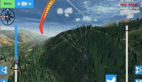 滑翔傘模擬器中文最新手機版下載（Glider Sim）截圖2