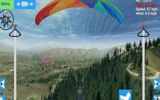 滑翔傘模擬器中文最新手機版下載（Glider Sim）截圖1