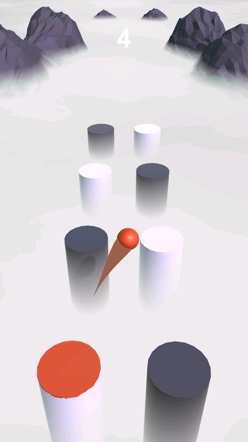 球躍3d透過云層游戲安卓版（Ball Hop 3D）截圖4