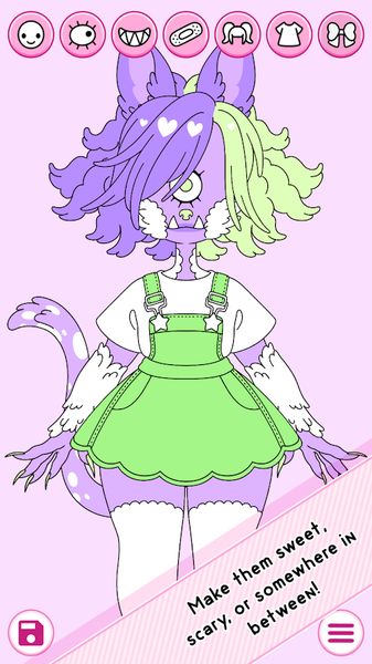 怪物少女制作器2游戲中文版最新下載（Monster Girl Maker 2)截圖1