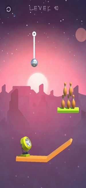 保齡球切繩拼圖手機(jī)游戲最新版下載（Bowling Cut Rope Puzzle）截圖3