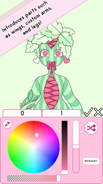 怪物少女制作器2游戲中文版最新下載（Monster Girl Maker 2)截圖3