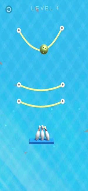 保齡球切繩拼圖手機(jī)游戲最新版下載（Bowling Cut Rope Puzzle）截圖4