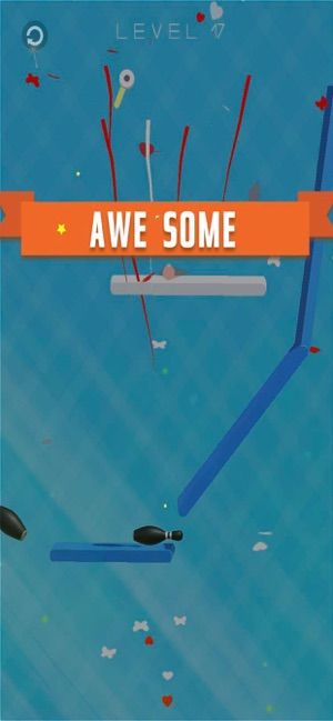 保齡球切繩拼圖手機(jī)游戲最新版下載（Bowling Cut Rope Puzzle）截圖5