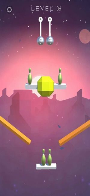 保齡球切繩拼圖手機(jī)游戲最新版下載（Bowling Cut Rope Puzzle）截圖6