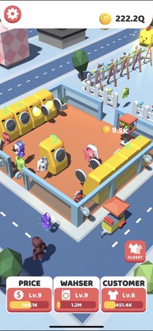 閑置洗衣房免費(fèi)金幣最新版（Idle Laundry）截圖1