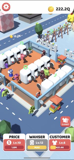 閑置洗衣房免費(fèi)金幣最新版（Idle Laundry）截圖4