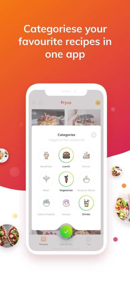 Fryup食譜APP軟件版截圖4