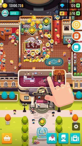 放置博物館恐龍大亨游戲安卓中文版(Idle Dino Tycoon)截圖4