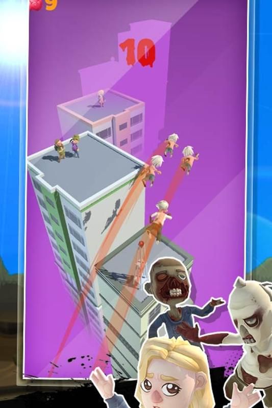 彈跳僵尸3D游戲版截圖2