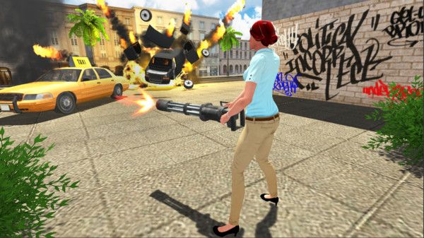 真實女孩俠客模擬器無限武器去廣告最新版截圖1