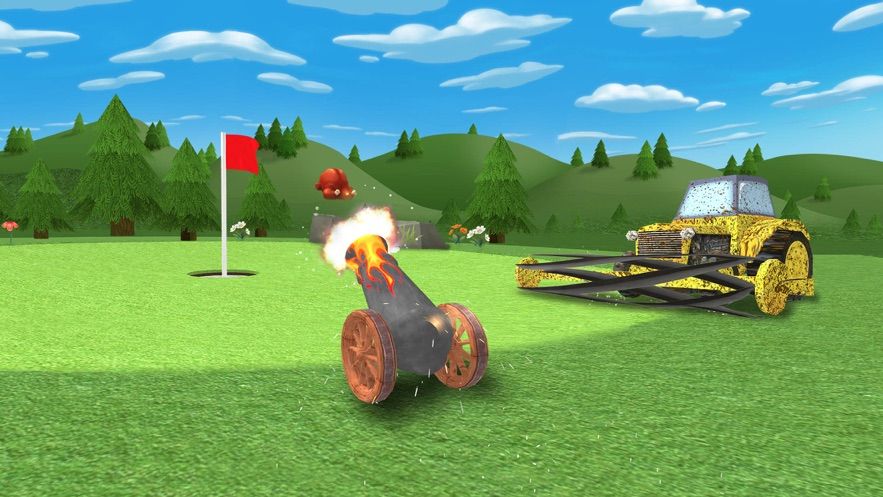 Meat Cannon Golf游戲安卓版下載最新地址（肉炮高爾夫）截圖4