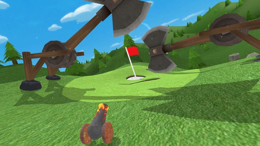 肉炮高尔夫安卓下载正版游戏（Meat Cannon Golf）截图3: