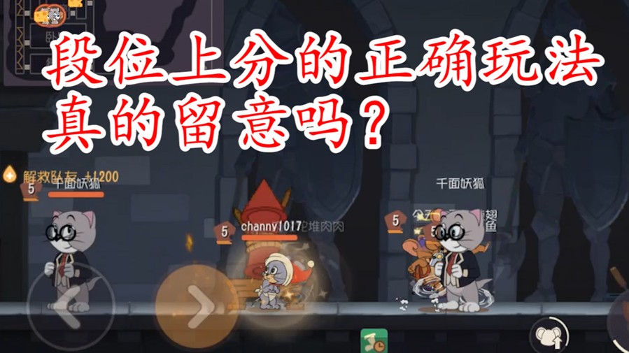 貓和老鼠：鉑金段位戰(zhàn)術正確玩法，你留意過嗎？真的是隊友坑？