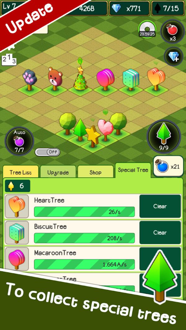 治愈小樹游戲中文手機版(Tree Clicker)截圖1