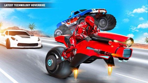 飛警自行車比賽游戲中文版版截圖2