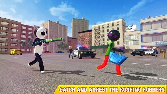 熊貓火柴人英雄游戲中文版（Panda Stickman Hero）截圖1