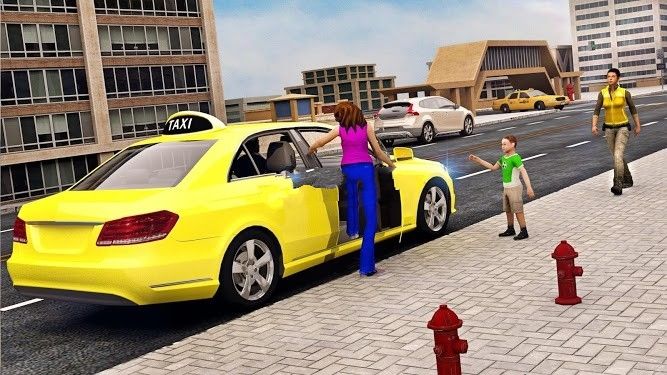 新型出租車模擬器游戲安卓版（new taxi simulator）截圖1