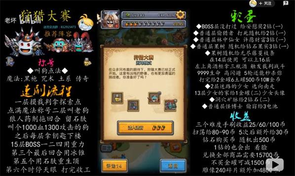 不思議迷宮狩獵大賽速刷及彩蛋匯總攻略