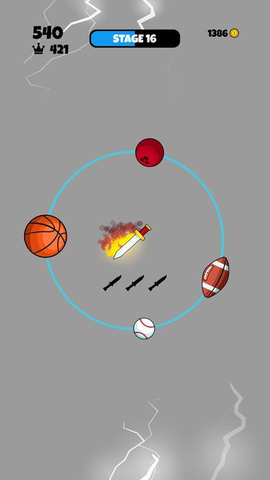 刀vs球手機游戲安卓版下載（Knife vs Balls）截圖3