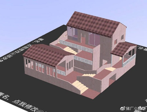 明日之后無氪金房子設計圖 國風庭院平面房子設計圖