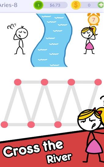 一筆拯救火柴人免費金幣最新版游戲下載截圖1