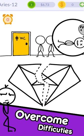 一筆拯救火柴人免費金幣最新版游戲下載截圖3