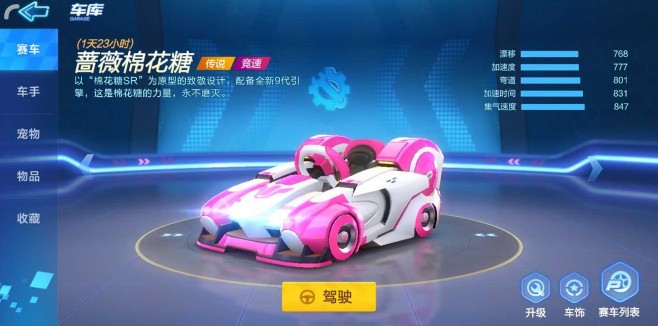 跑跑卡丁車手游薔薇棉花糖好用嗎？薔薇棉花糖數(shù)據(jù)測(cè)試分析