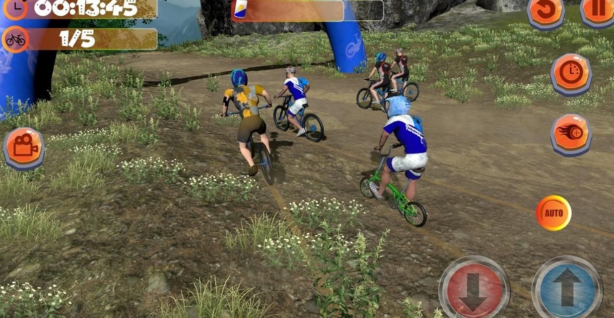 真實(shí)山地自行車(chē)2中文手機(jī)版游戲下載（MTB Downhill2）截圖2