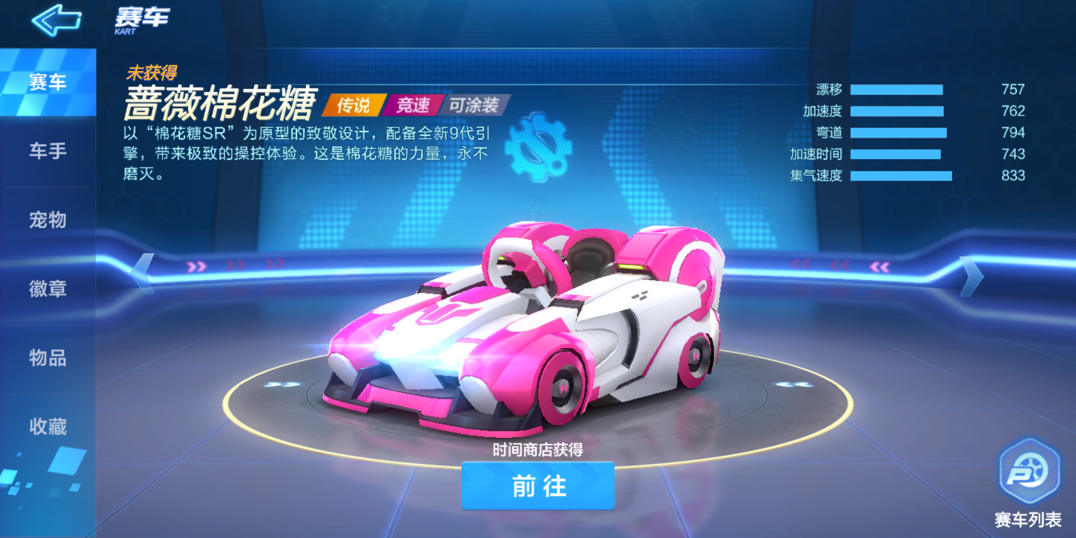 跑跑卡丁車手游玩家使用最舒適賽車排名一覽