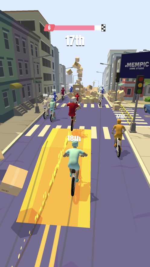 bike rush免費(fèi)金幣中文中文版下載（自行車沖刺）截圖3