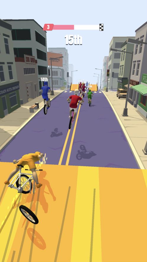 bike rush免費(fèi)金幣中文中文版下載（自行車沖刺）截圖4