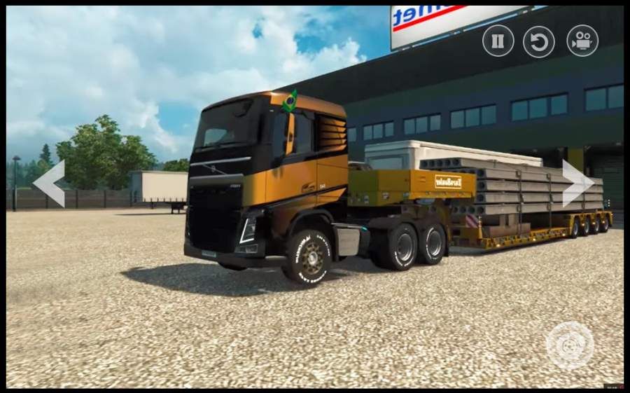 歐洲卡車漂移模擬器手機(jī)游戲安卓版（Euro Truck Drifting Simulator）截圖1