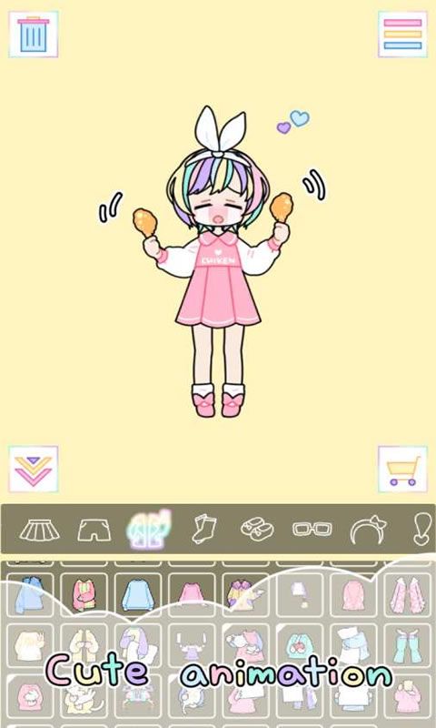 粉彩女孩2.0.6全道具完整安卓中文版下载地址（Pastel Girl）截图2: