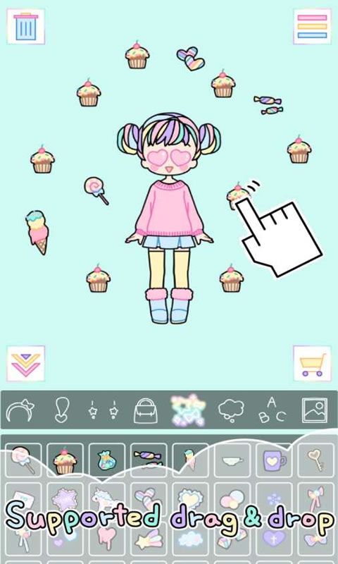 粉彩女孩2.0.6全道具完整安卓中文版下载地址（Pastel Girl）截图3: