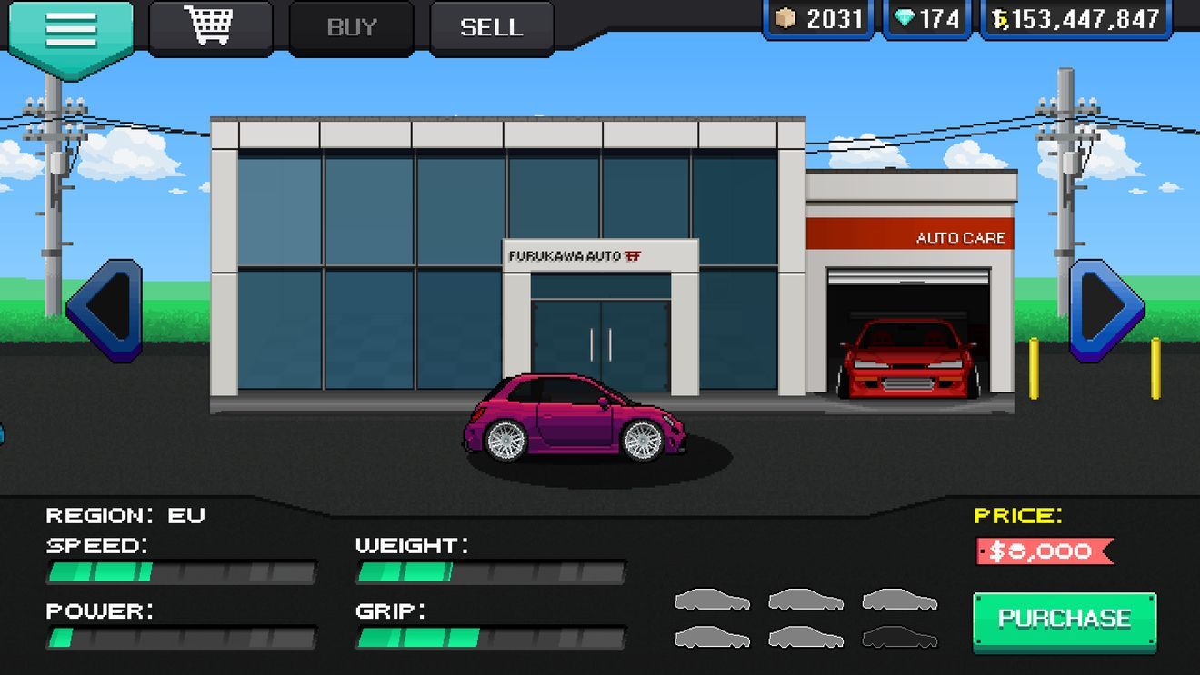 像素賽車手pixelcarracer調(diào)中文無限刷錢最新版下載截圖3