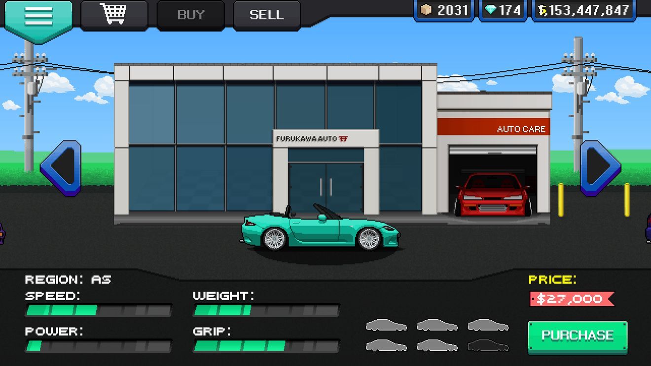 像素賽車手pixelcarracer調(diào)中文無限刷錢最新版下載截圖2