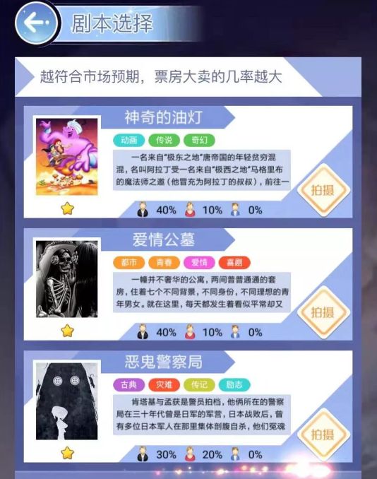 夢(mèng)幻明星養(yǎng)成計(jì)劃小游戲最新安卓版截圖3