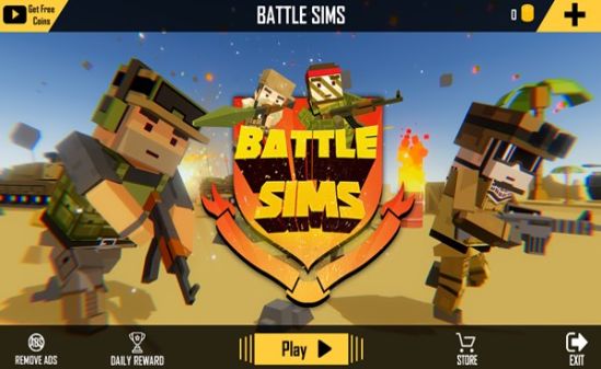 Battle Sims游戲無限子彈下載截圖2