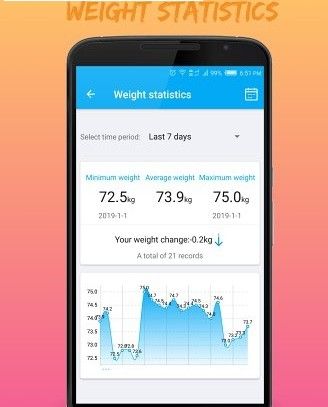 體重日記APP手機軟件下載截圖3