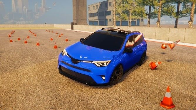 RAV4越野車(chē)模擬器免費(fèi)金幣中文最新版截圖1