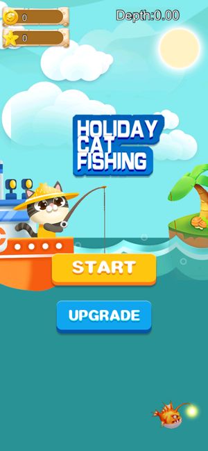 假日貓釣游戲中文版下載（Holiday Cat Fishing）截圖1