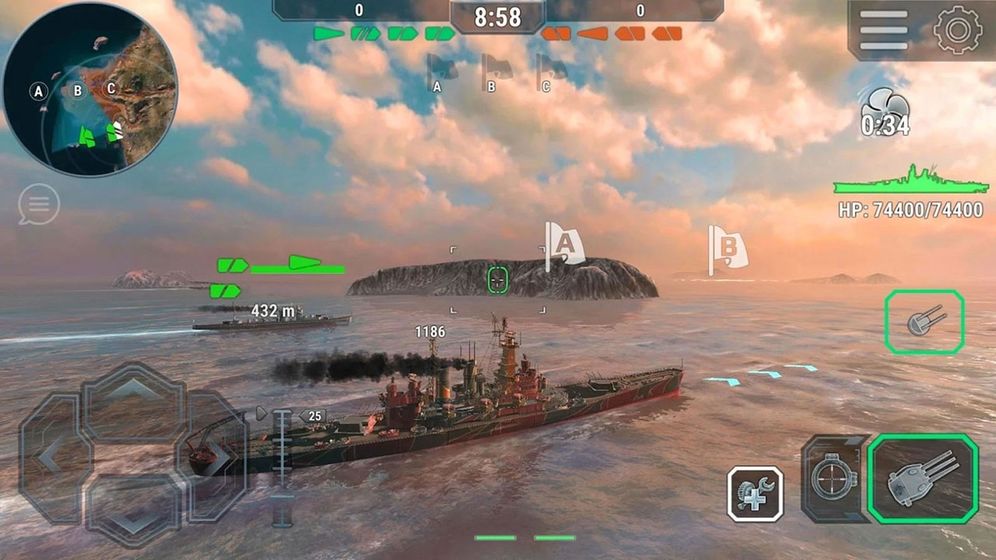 改裝大作戰(zhàn)戰(zhàn)艦最新版免費(fèi)金幣截圖5