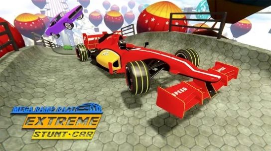 特技賽車超級坡道競賽游戲版截圖4
