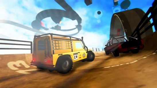 特技賽車超級坡道競賽游戲版截圖5